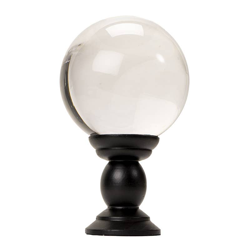 Crystal Ball on Stand - Clear