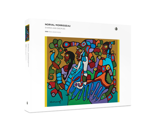 Norval Morrisseau: Shaman and Disciples 1000-Piece Jigsaw Puzzle