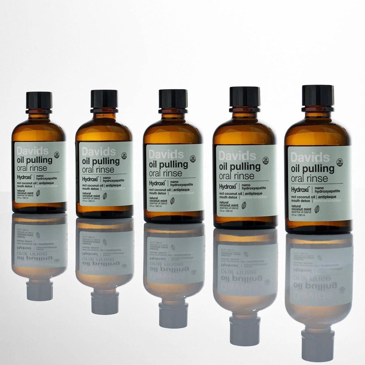Davids - Hydroxi™ Oil Pulling Oral Rinse with Nano Hydroxyapatite
