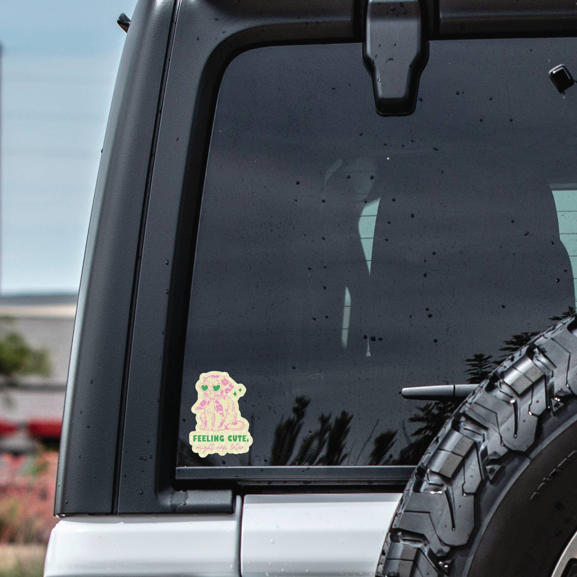 Juju and Moxie - Sarcastic Kitty Cat Feline Cute High Quality Vinyl Sticker