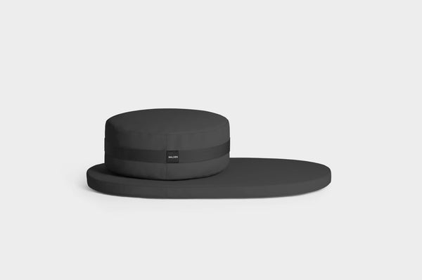 Walden - Meditation Cushion + Mat Set - Carbon Black