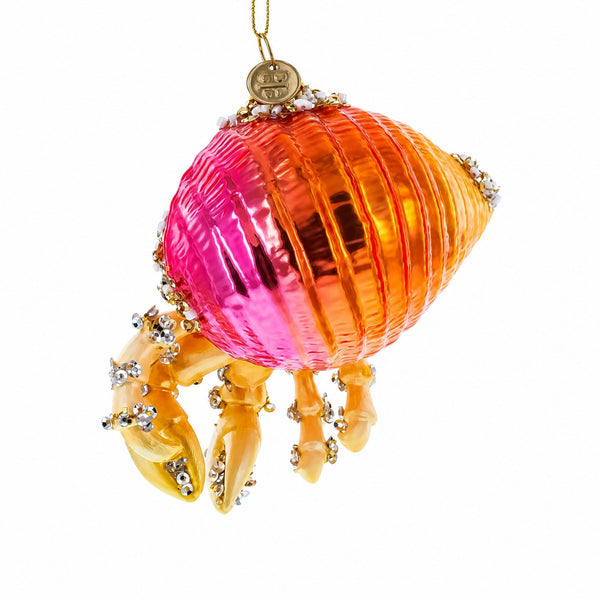 Orange Crab - Glass Ornament