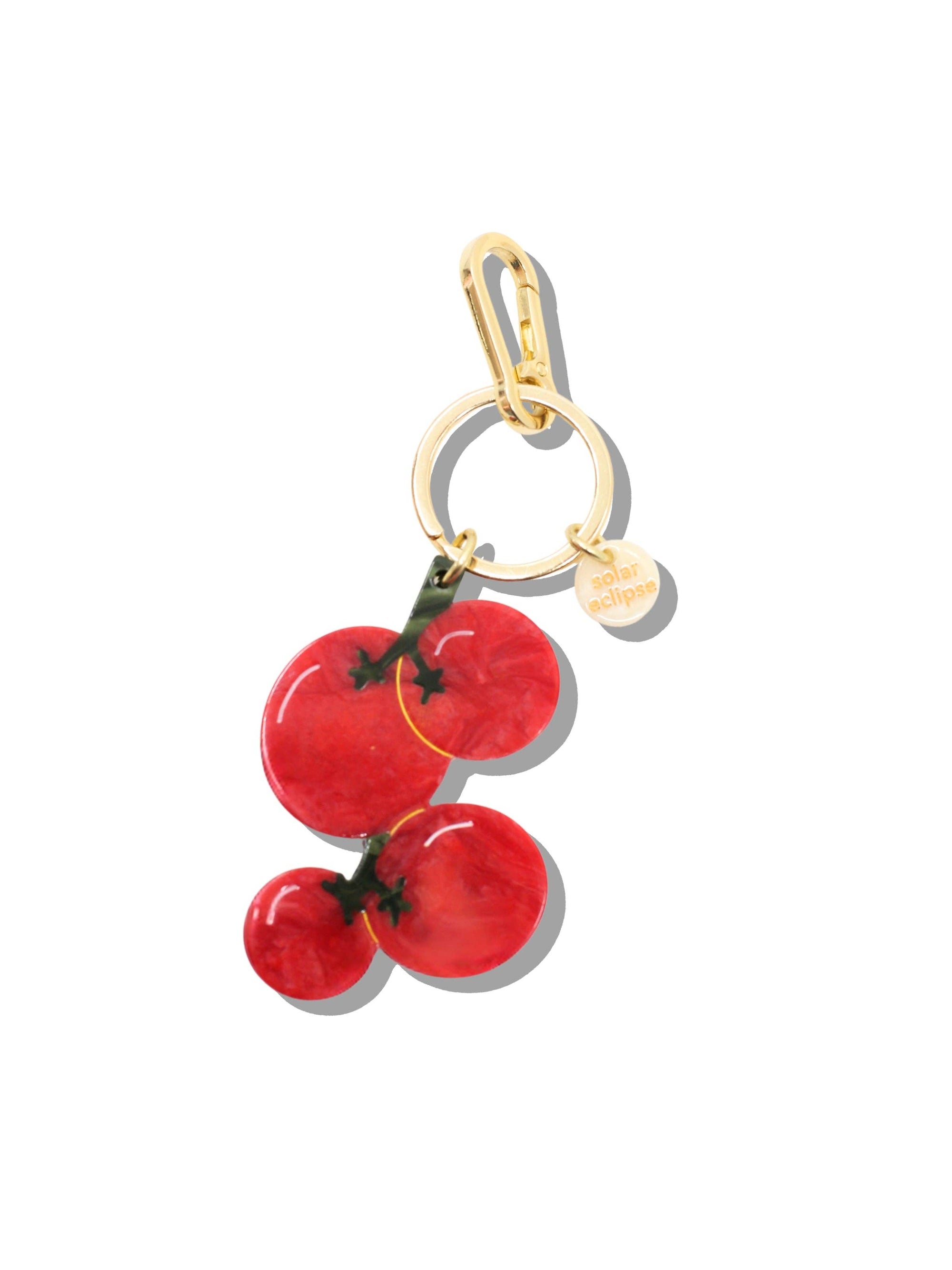 Solar Eclipse - Cherry Tomatoes Bag Charm + Keychain