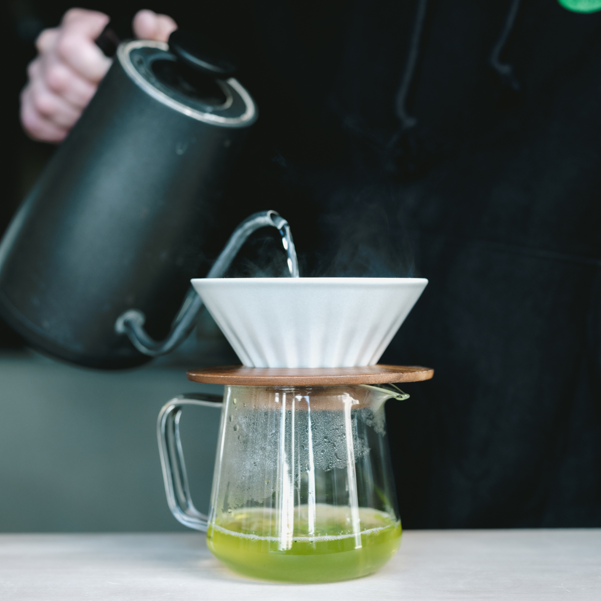 Origami - Tea Dripper - Matte Green
