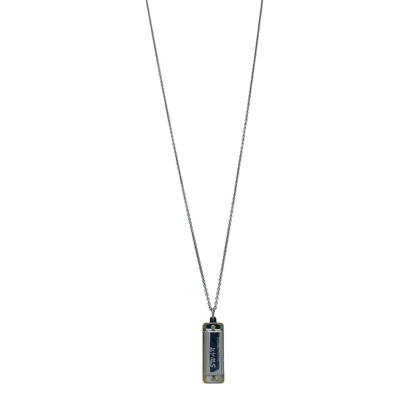 Silver Harmonica Necklace