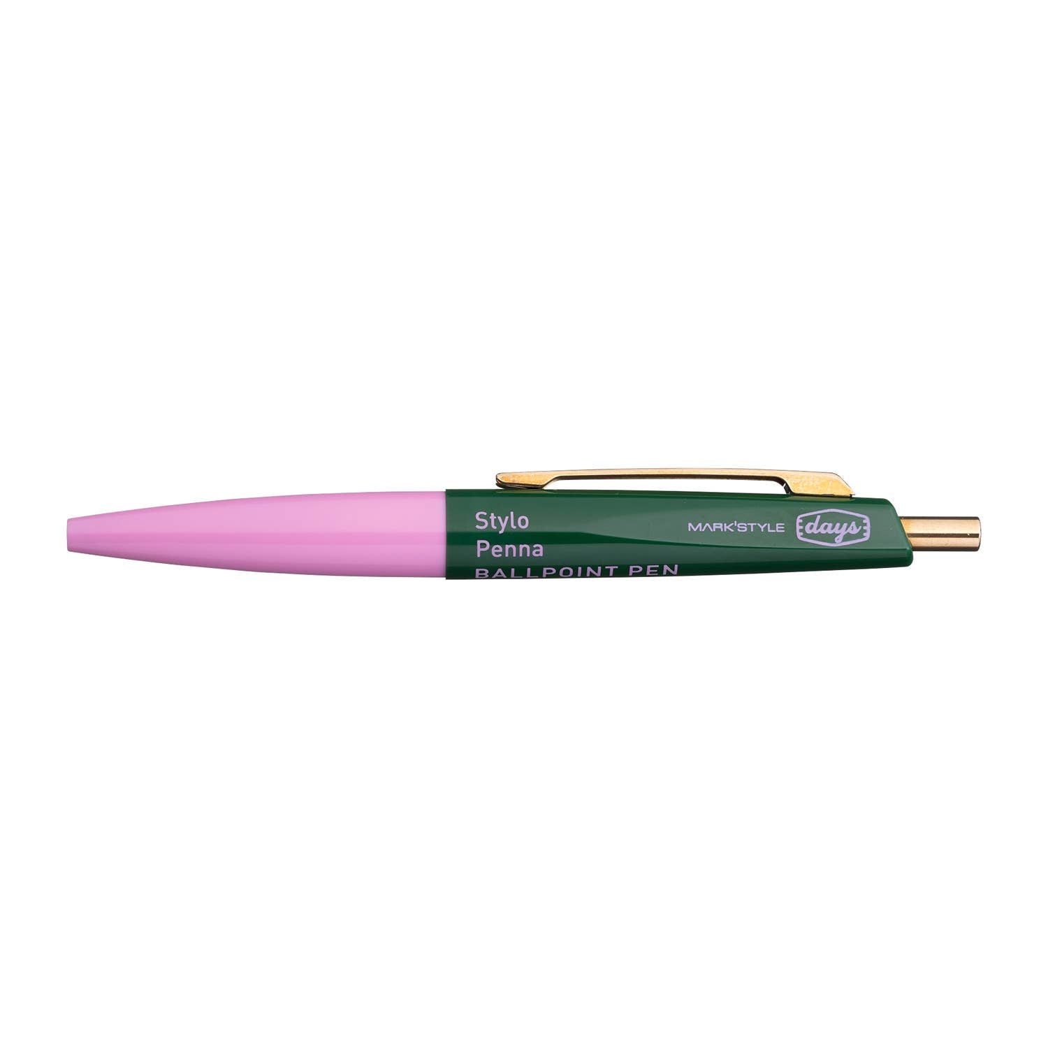 MARK'STYLE - Mini Ball Ink Pen - Beige-Mint