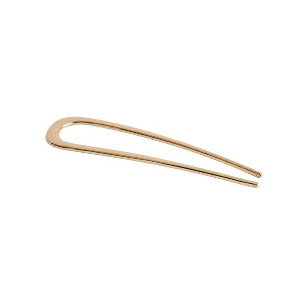 nar'sha - Bent U-Shaped Hair Stick - Gold