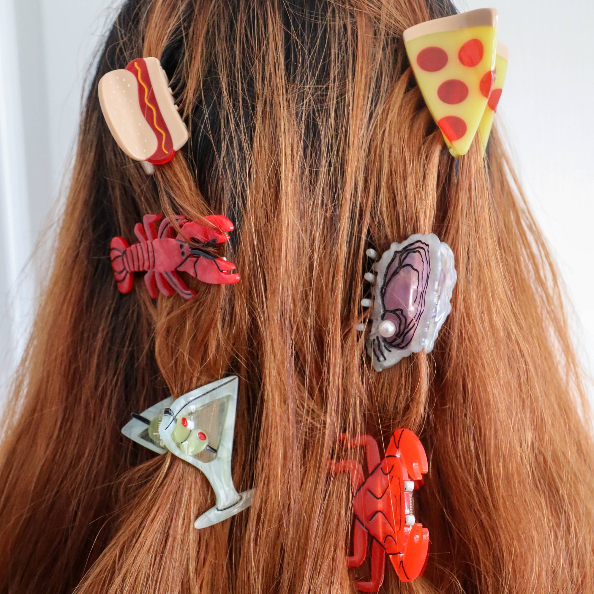 Lobster Alligator Hair Clip Set