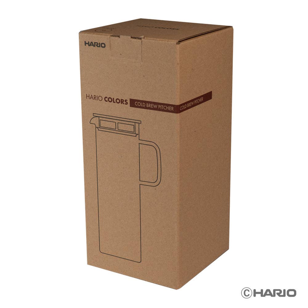 Hario - Colors Glass Series - Cold Brew Pitcher 800mL: Amber