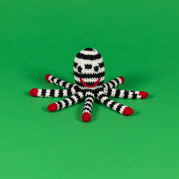Ware of the Dog - Hand Crochet Dog Toy - Octopus