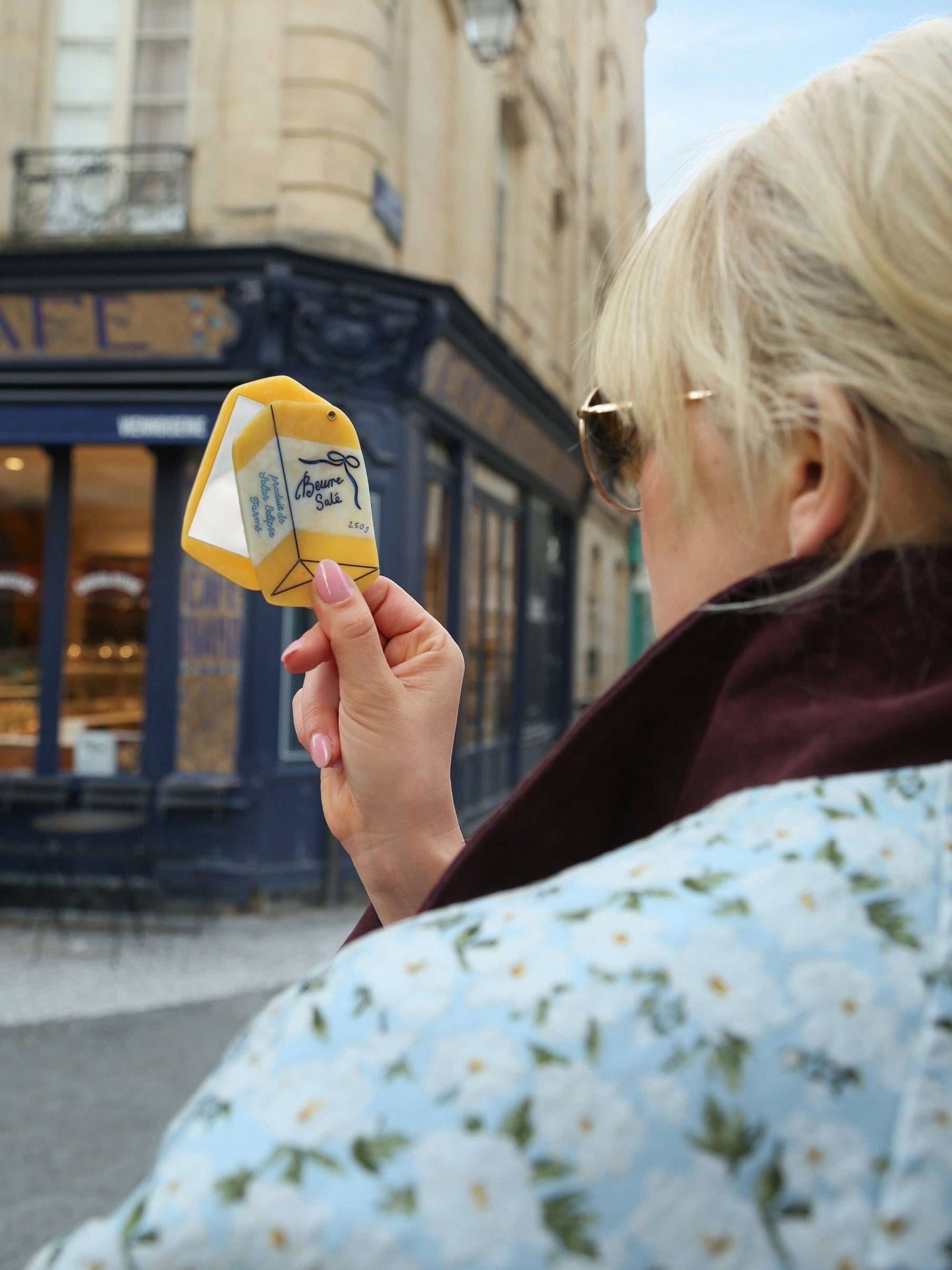 Solar Eclipse - Compact Mirror - French Butter