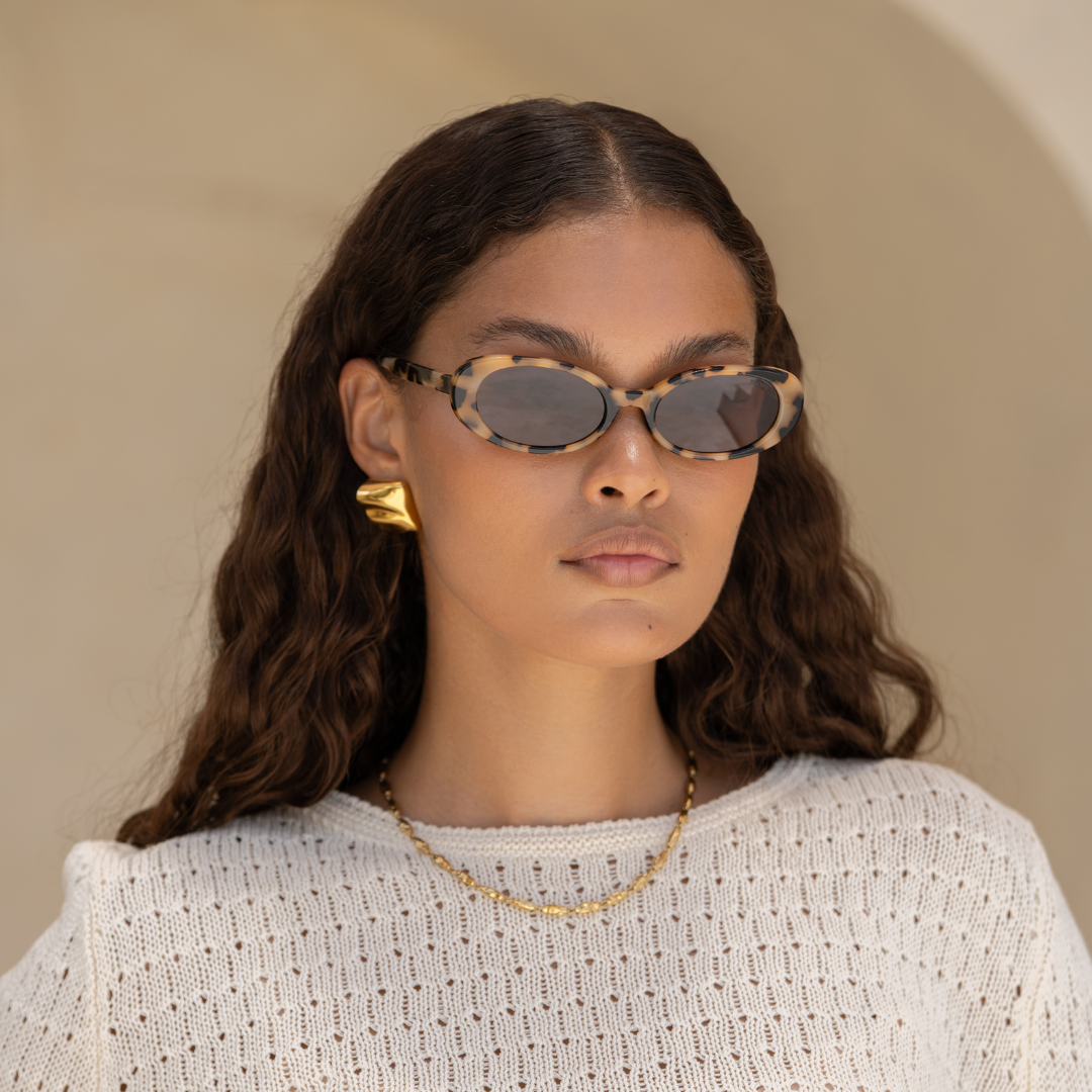 FREYRS Eyewear - Mimi Sunglasses - Milky Tortoise