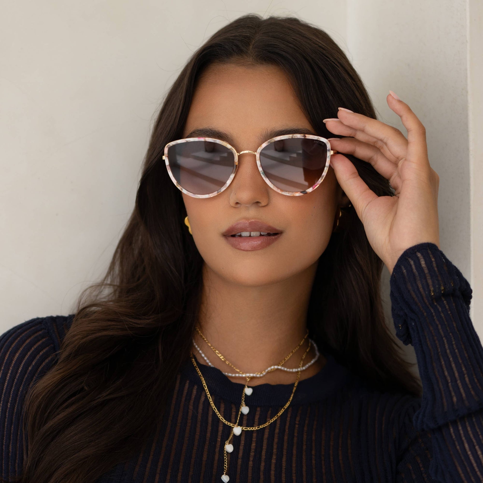 FREYRS Eyewear - Luna Sunglasses - Rose Tortoise
