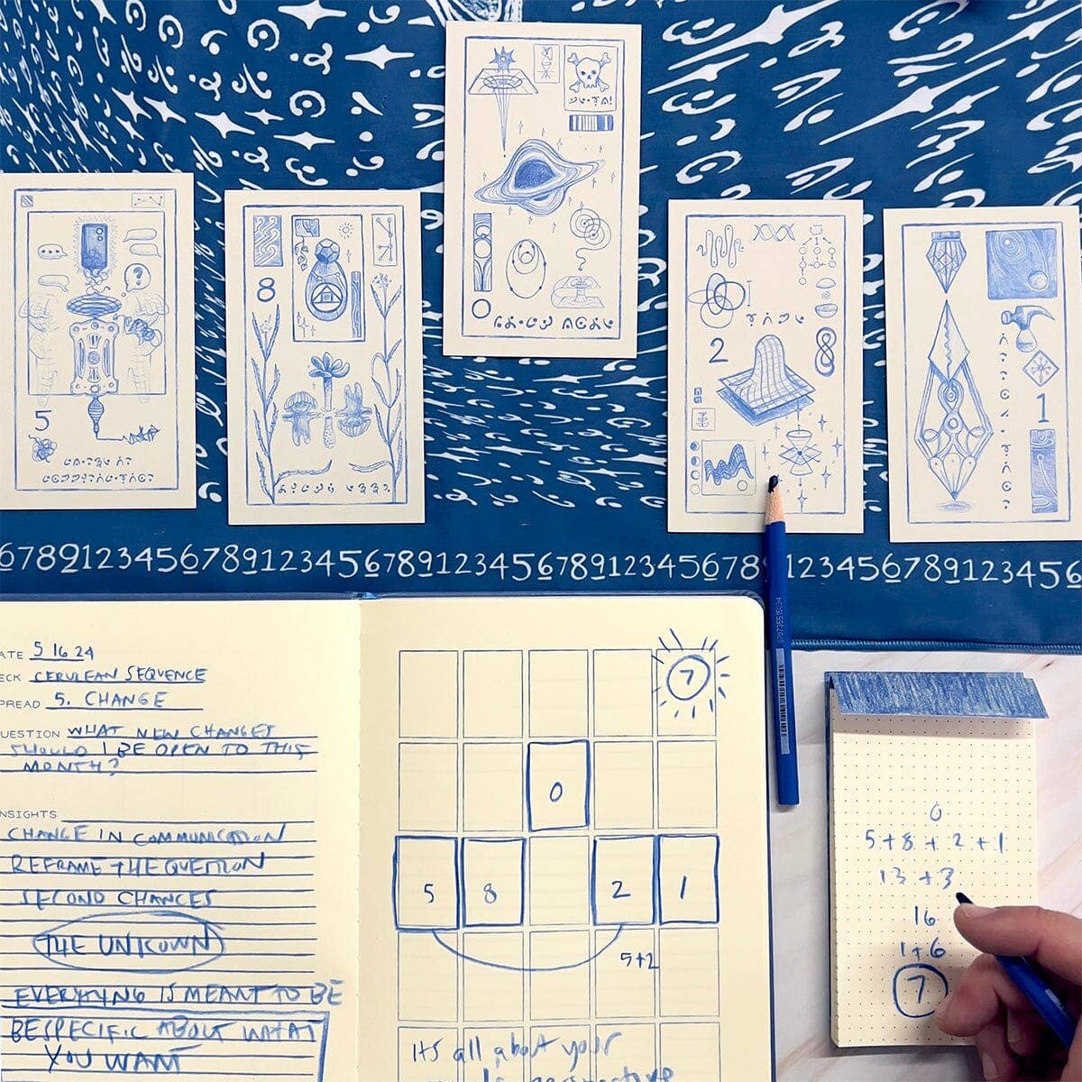 The Cerulean Sequence: Cerulean Altar Cloth