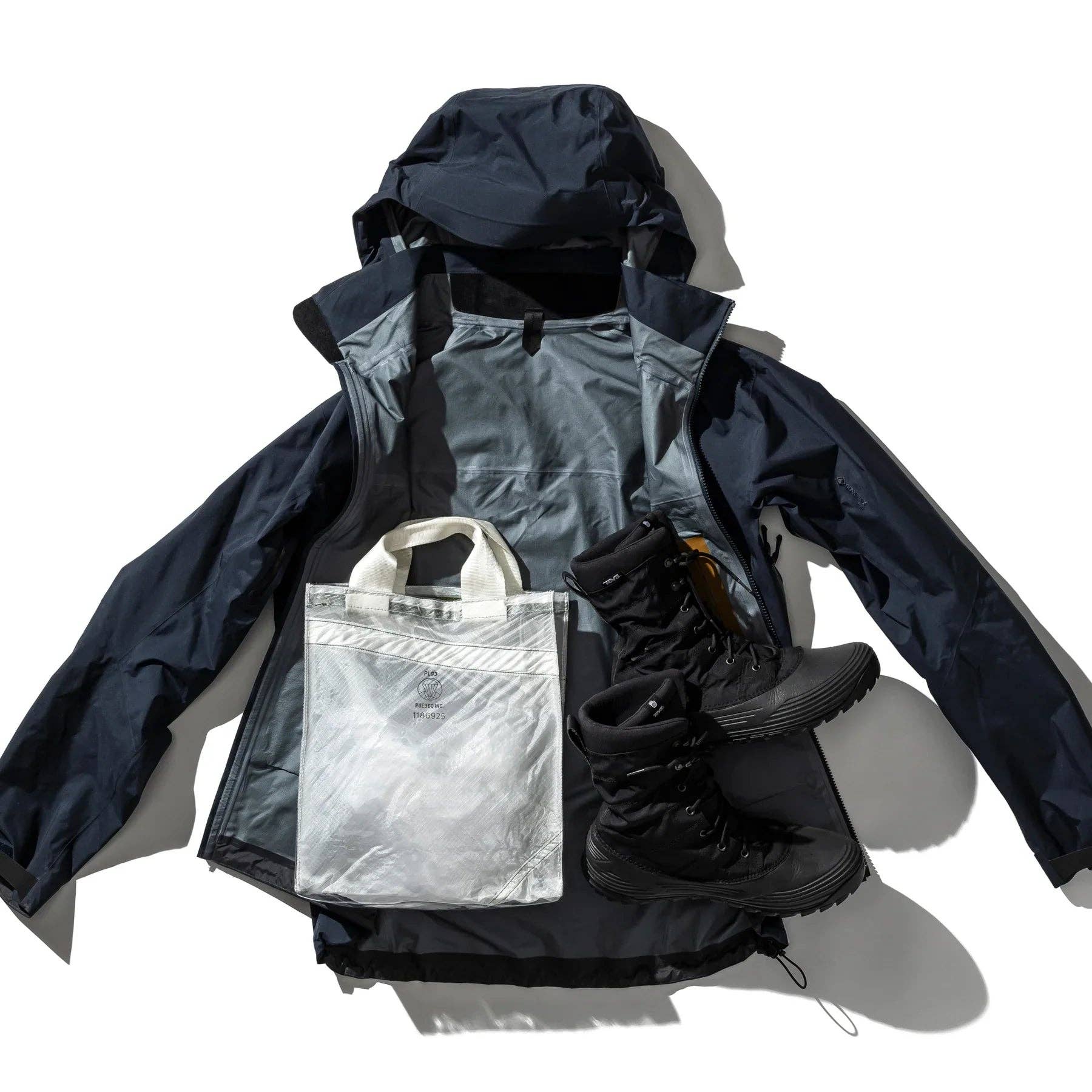 Puebco - Covered Parachute Document Bag - White