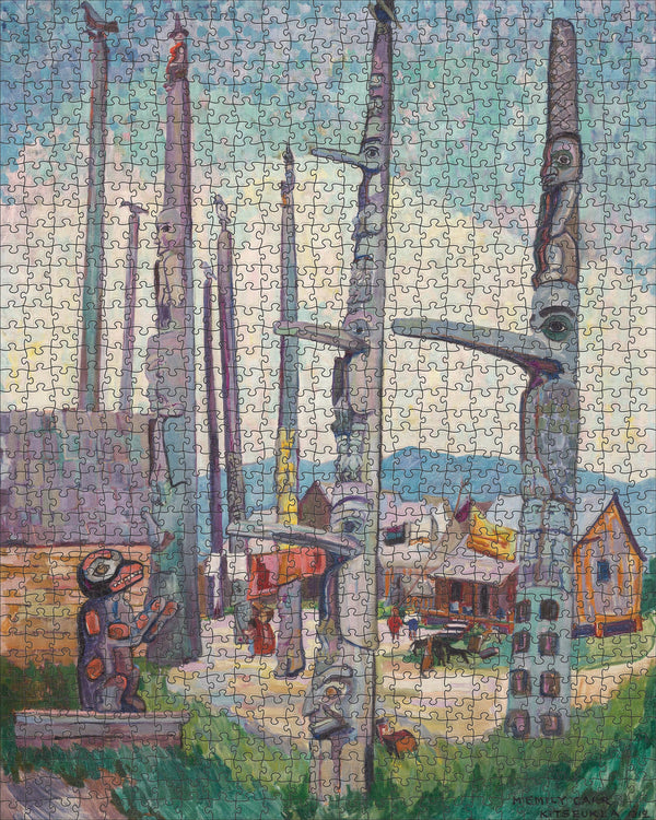 Emily Carr: Totem Poles Jigsaw Puzzle - 1000-Piece
