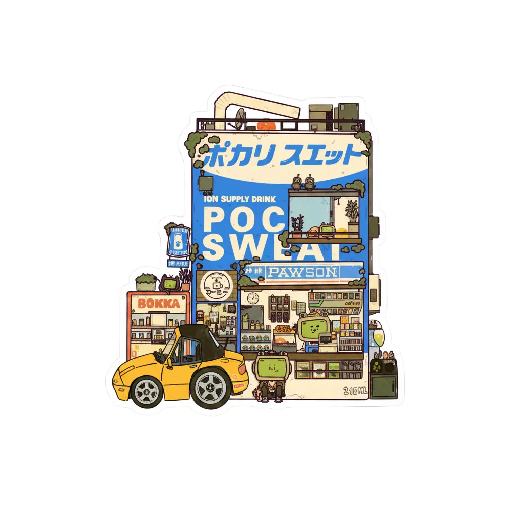 Pocari Sweat Sticker
