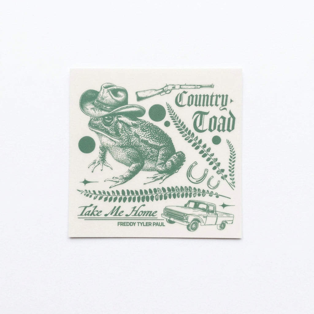 Freddy Tyler Paul - Little Sticker - 'Country Toad'