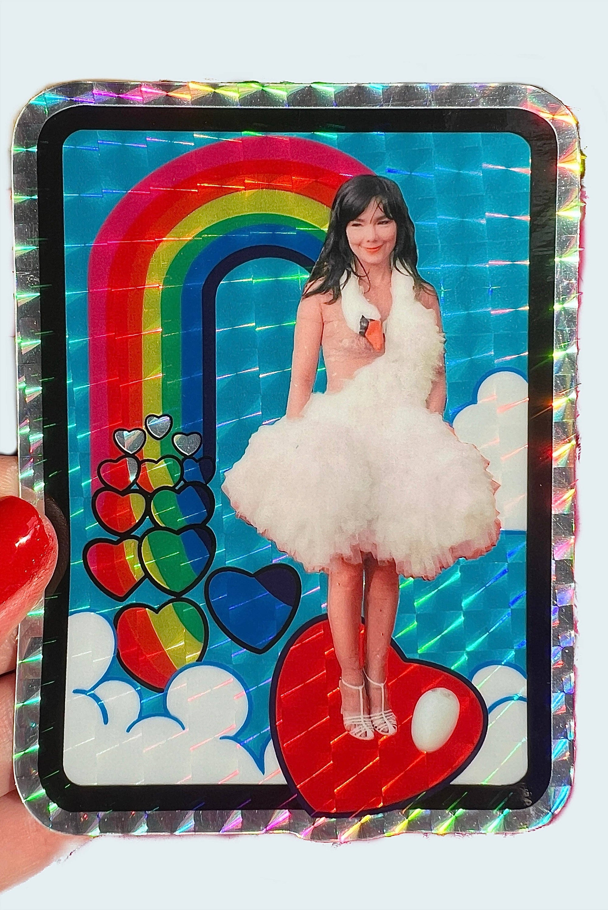 Red Carpet Swan - Bjork - Sticker