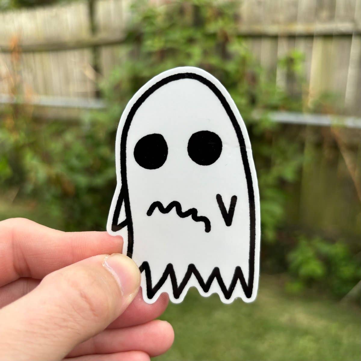 Anxious Ghost Sticker
