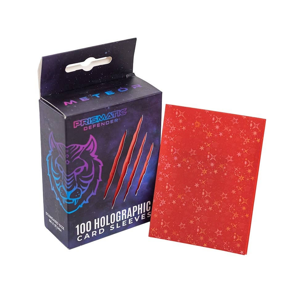 Prismatic Defender® - Holographic Card Sleeves - 3 Foil Designs - Dark Green / Starfield