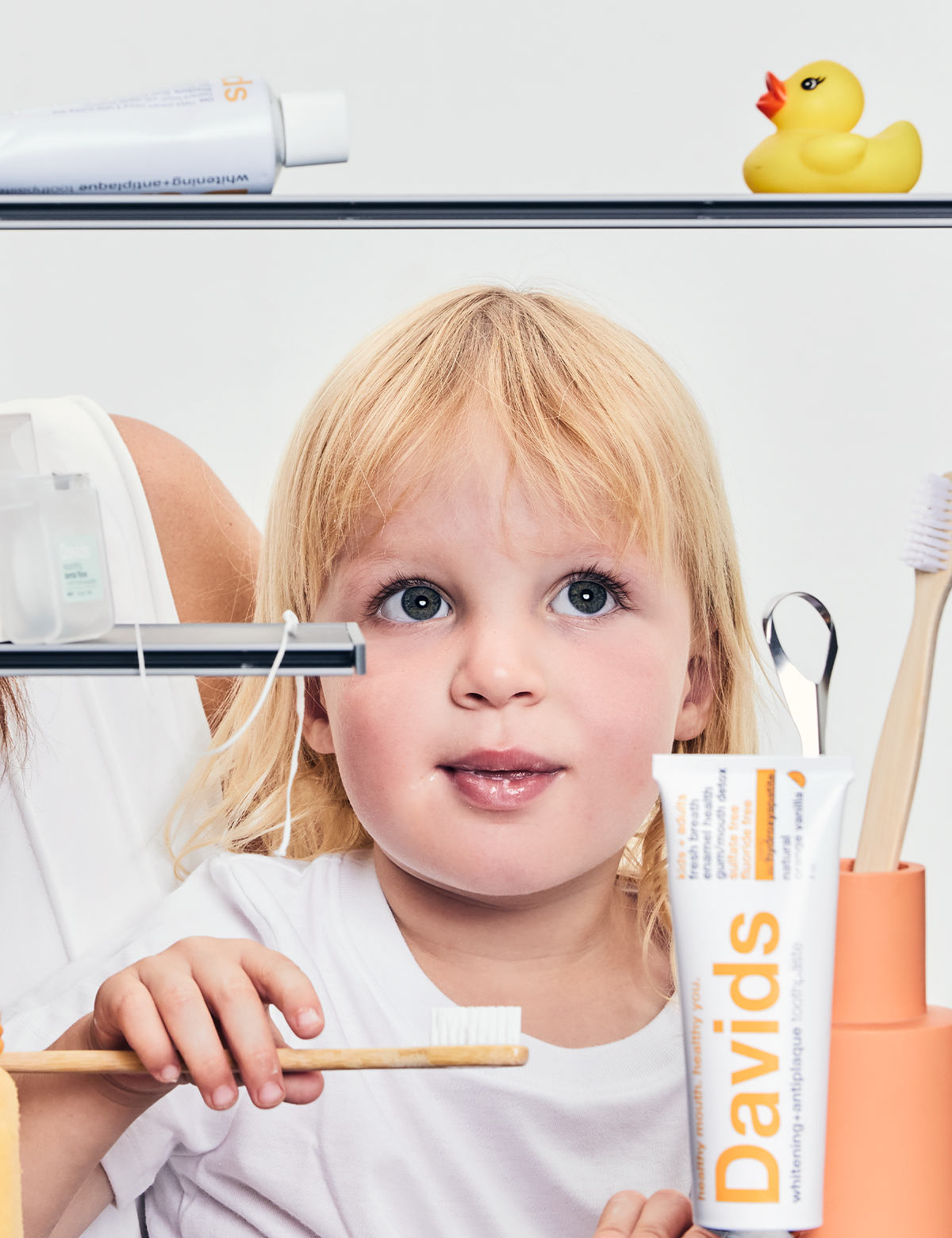 Davids - Kids + Adults Nano Hydroxyapatite Toothpaste - Orange Vanilla