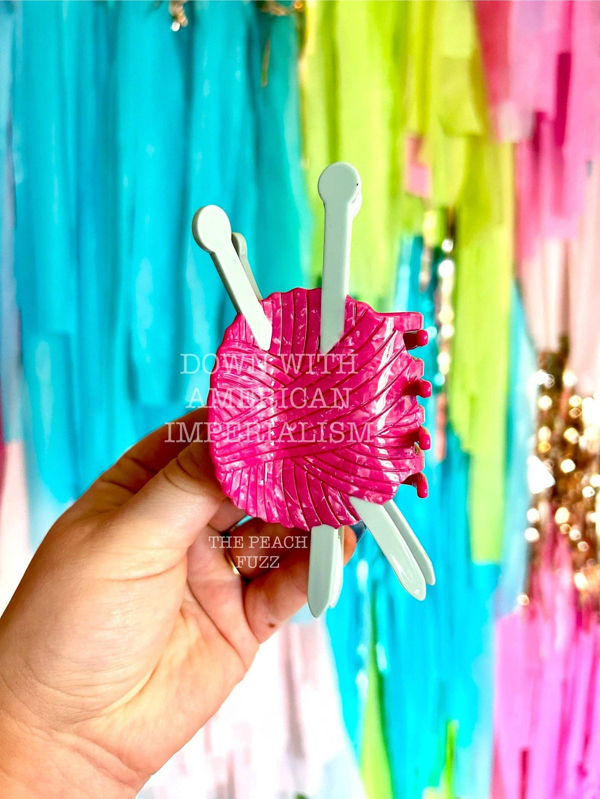 Knitting Needle Hair Claw: Perfect
