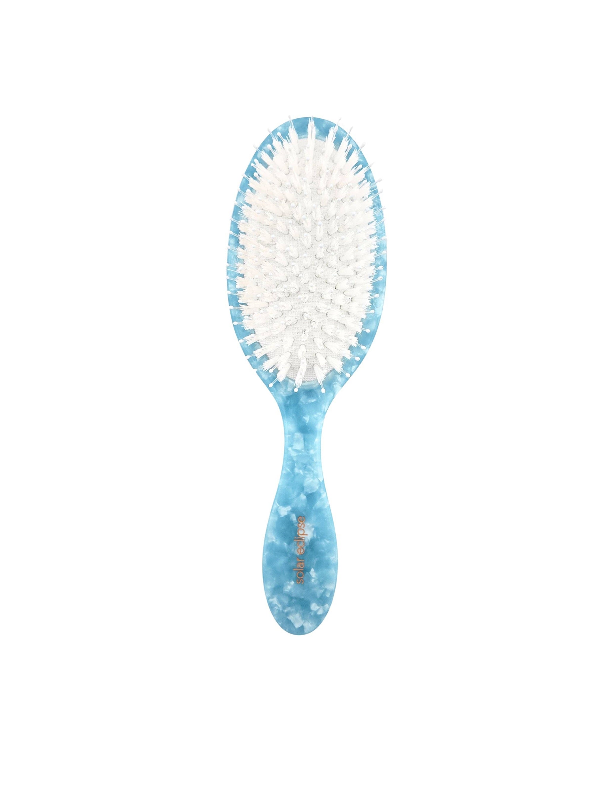 Solar Eclipse - Hand-painted Cherry Blossom Amazing Hair Day Brush