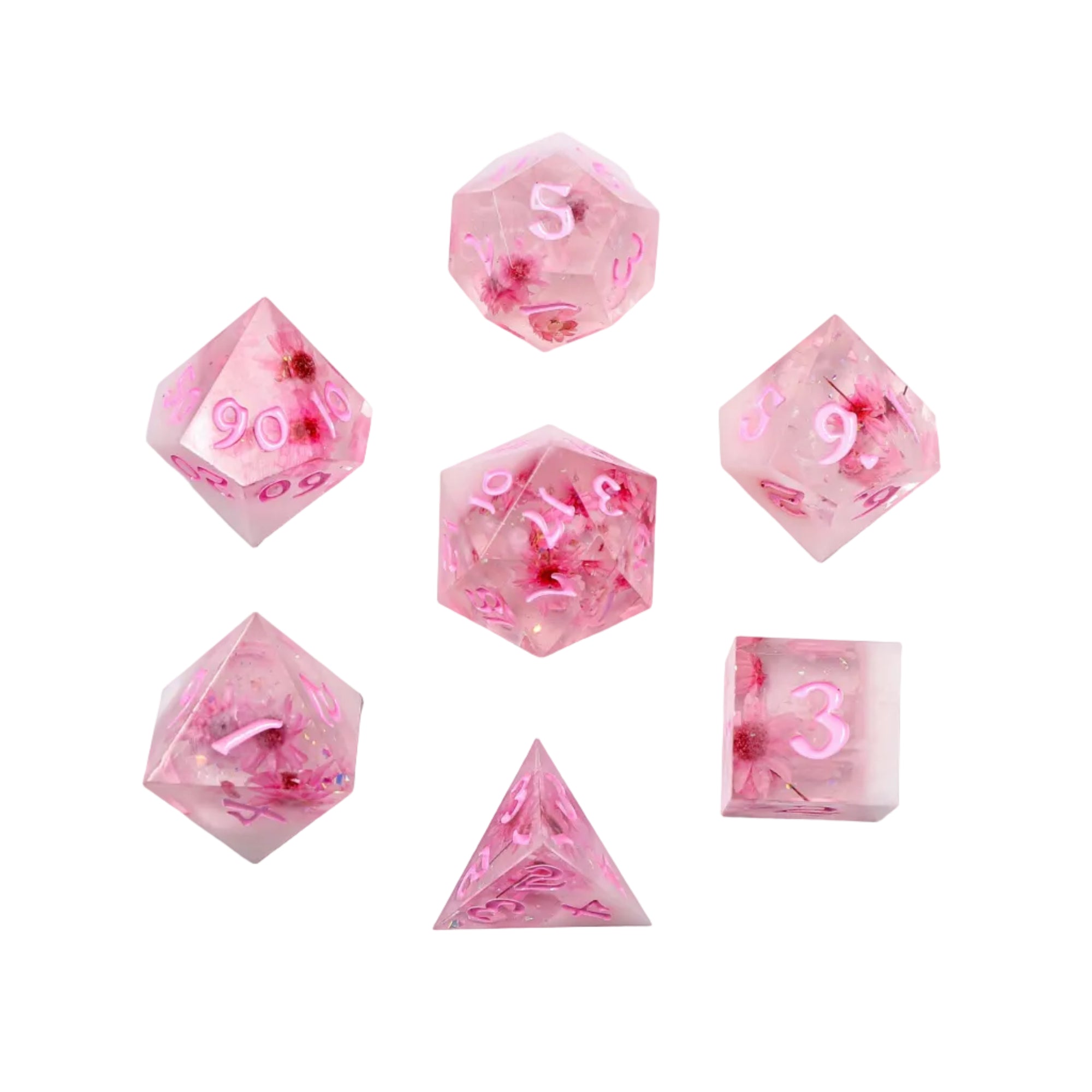 Captured Magic Hand Sanded Sharp Edge Resin - Sakura Cherry