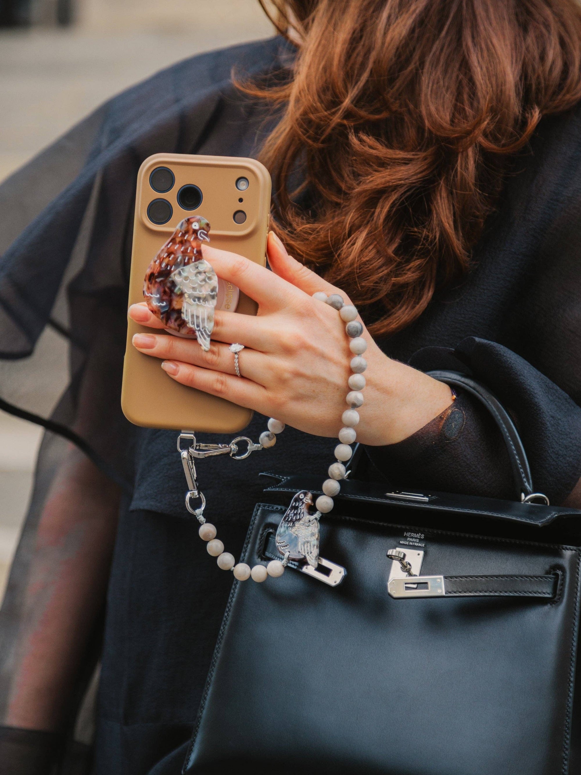 Solar Eclipse - Pigeon Bracelet Phone Chain