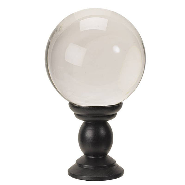 Crystal Ball on Stand - Clear
