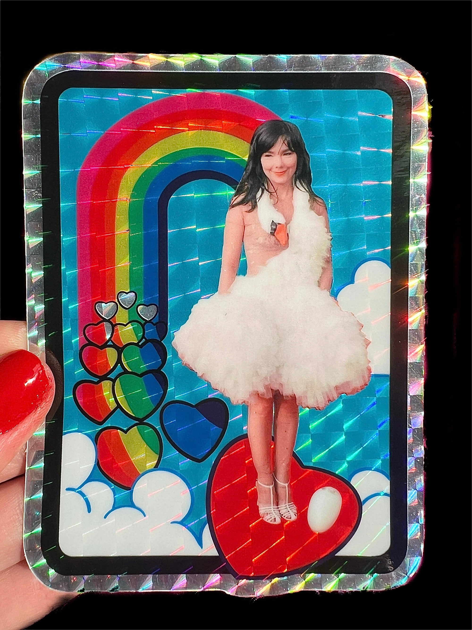 Red Carpet Swan - Bjork - Sticker
