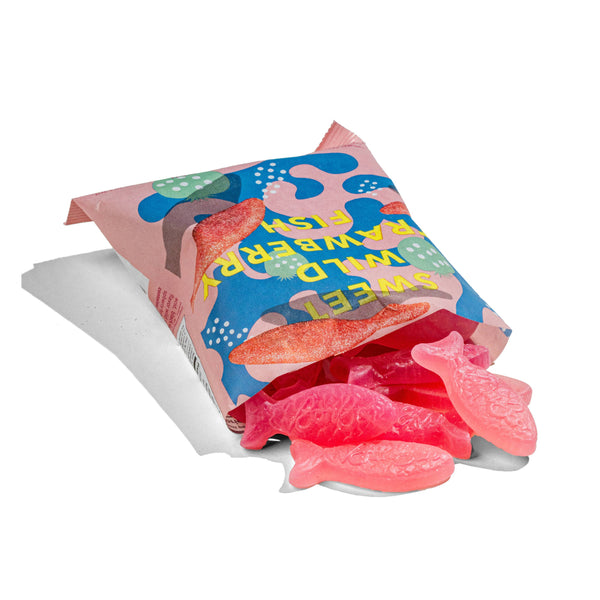 BonBon - Swedish Candy - Sweet Wild Strawberry Fish