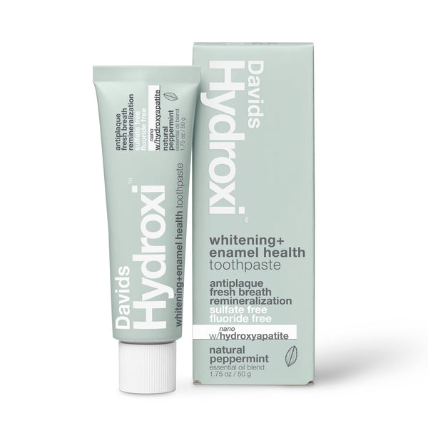 Davids - Hydroxi™ Travel Size Whitening + Enamel Health Nano Hydroxyapatite Toothpaste - Peppermint