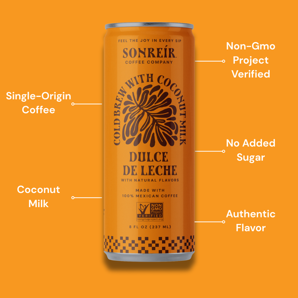 Sonreír Coffee Company - Coconut Milk Cold Brew Latte - Dulce De Leche