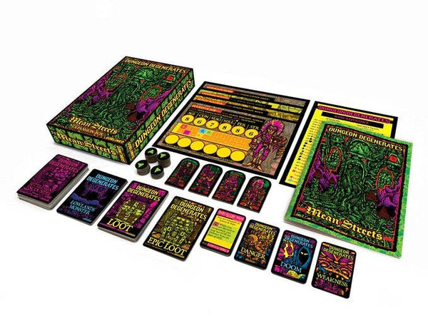 Dungeon Degenerates: Mean Streets Expansion - Third Printing at Space Camp in Portland, Oregon