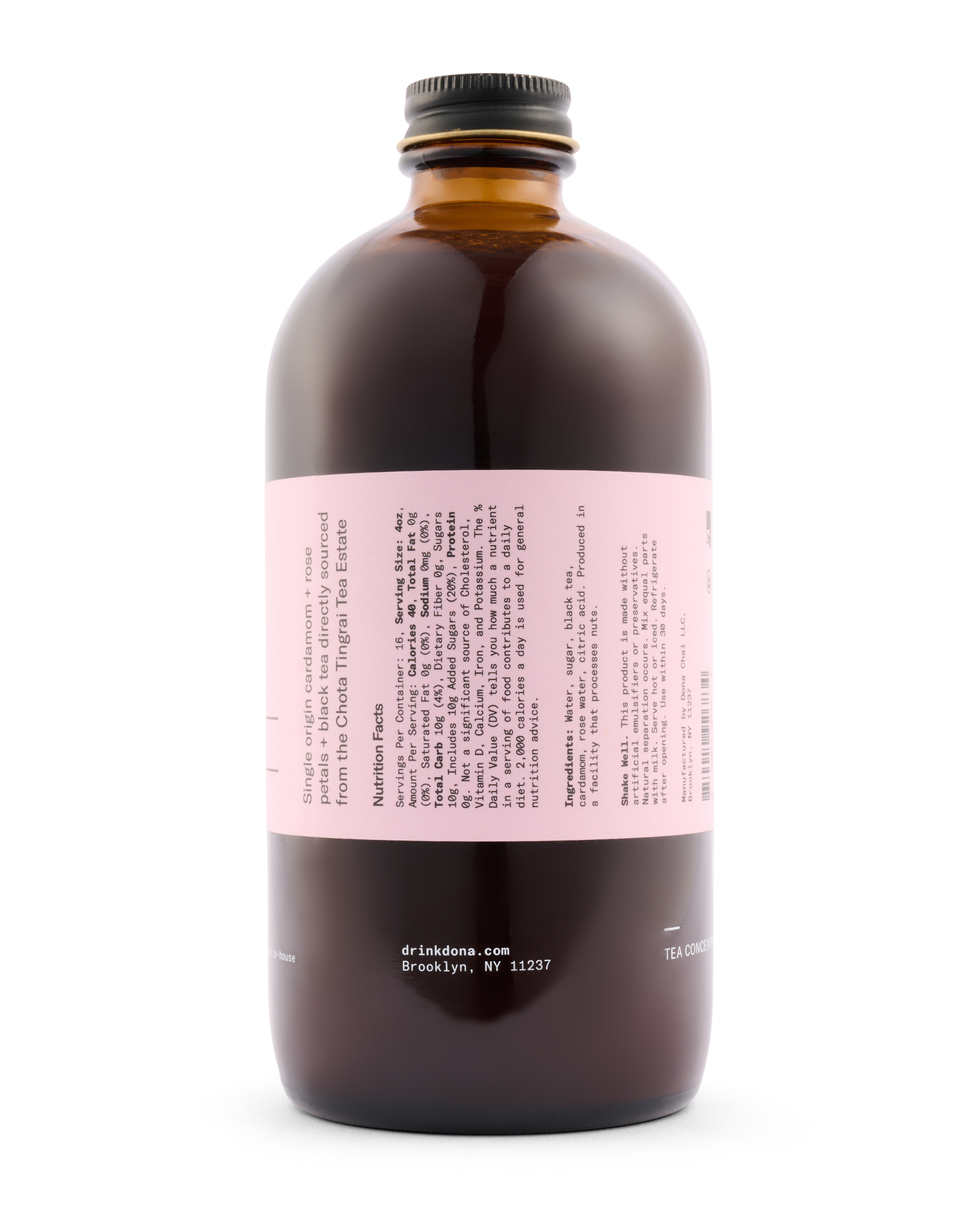 Dona - Cardamom Rose Tea Concentrate