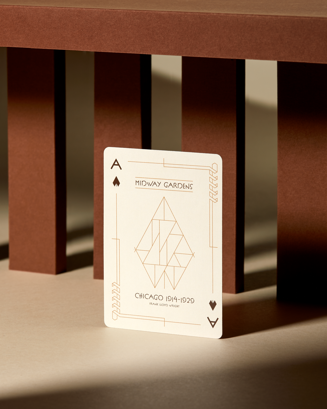 Frank Lloyd Wright - Midway Gardens Playing Cards