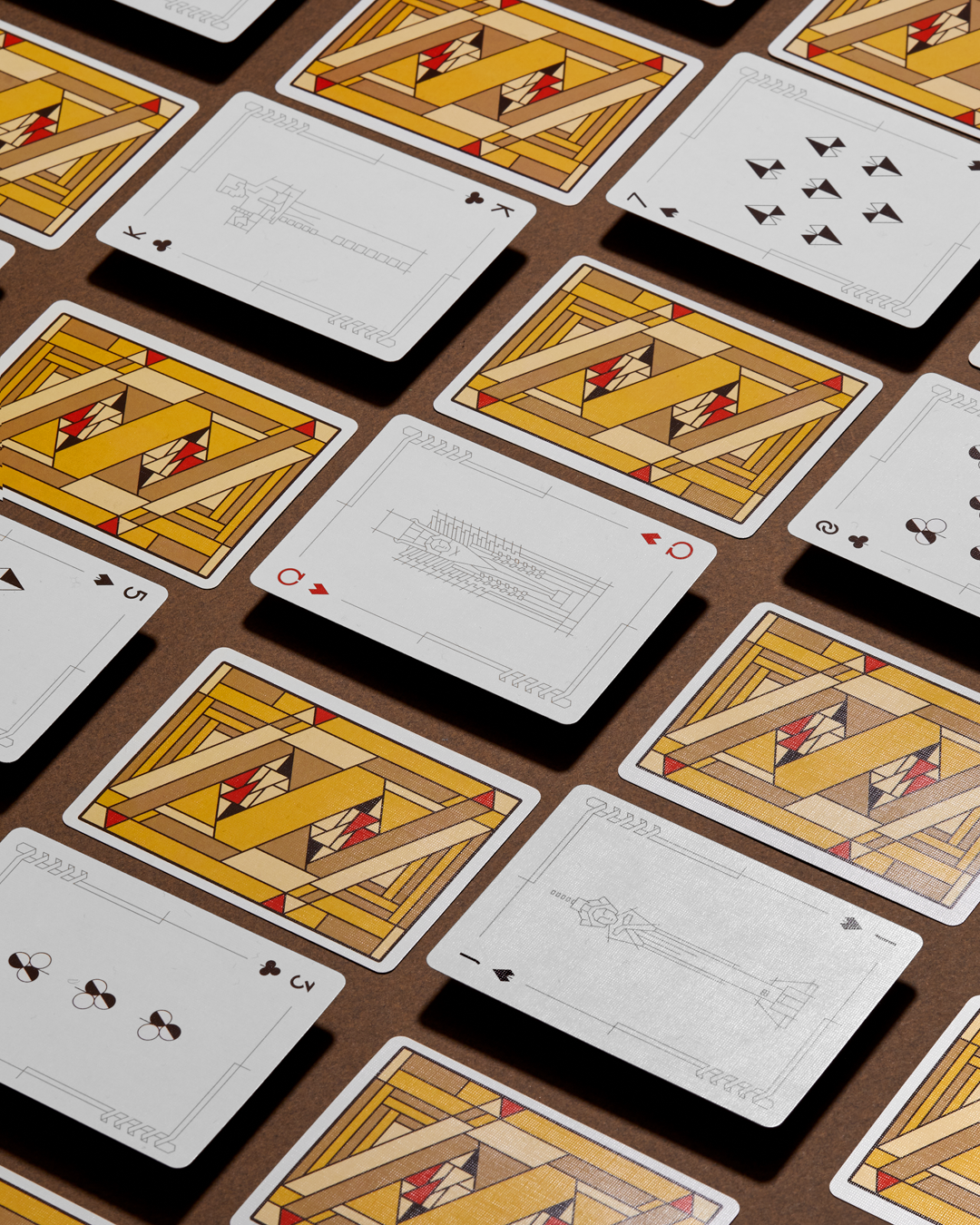 Frank Lloyd Wright - Midway Gardens Playing Cards