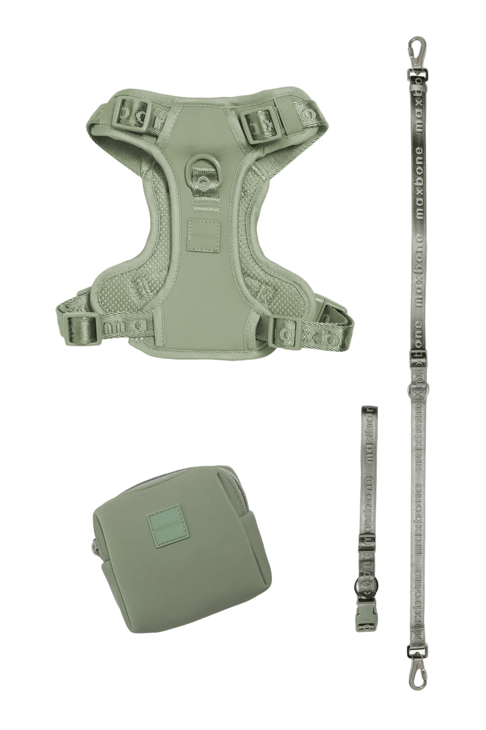 maxbone - Go! With Ease Leash Bundle - Sage