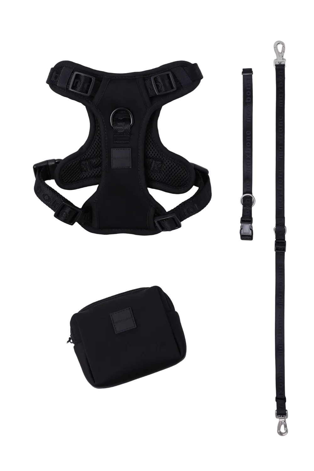 maxbone - Go! With Ease Leash Bundle - Black
