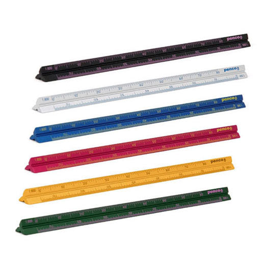 Penco - Metric Drafting Scale - Silver