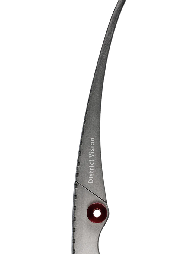 District Vision - Yusuke Alpine Blade Ti - Graphite/D+ Onyx Mirror