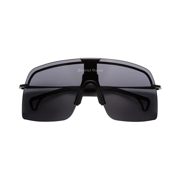 District Vision - Yusuke Alpine Blade Ti - Graphite/D+ Onyx Mirror