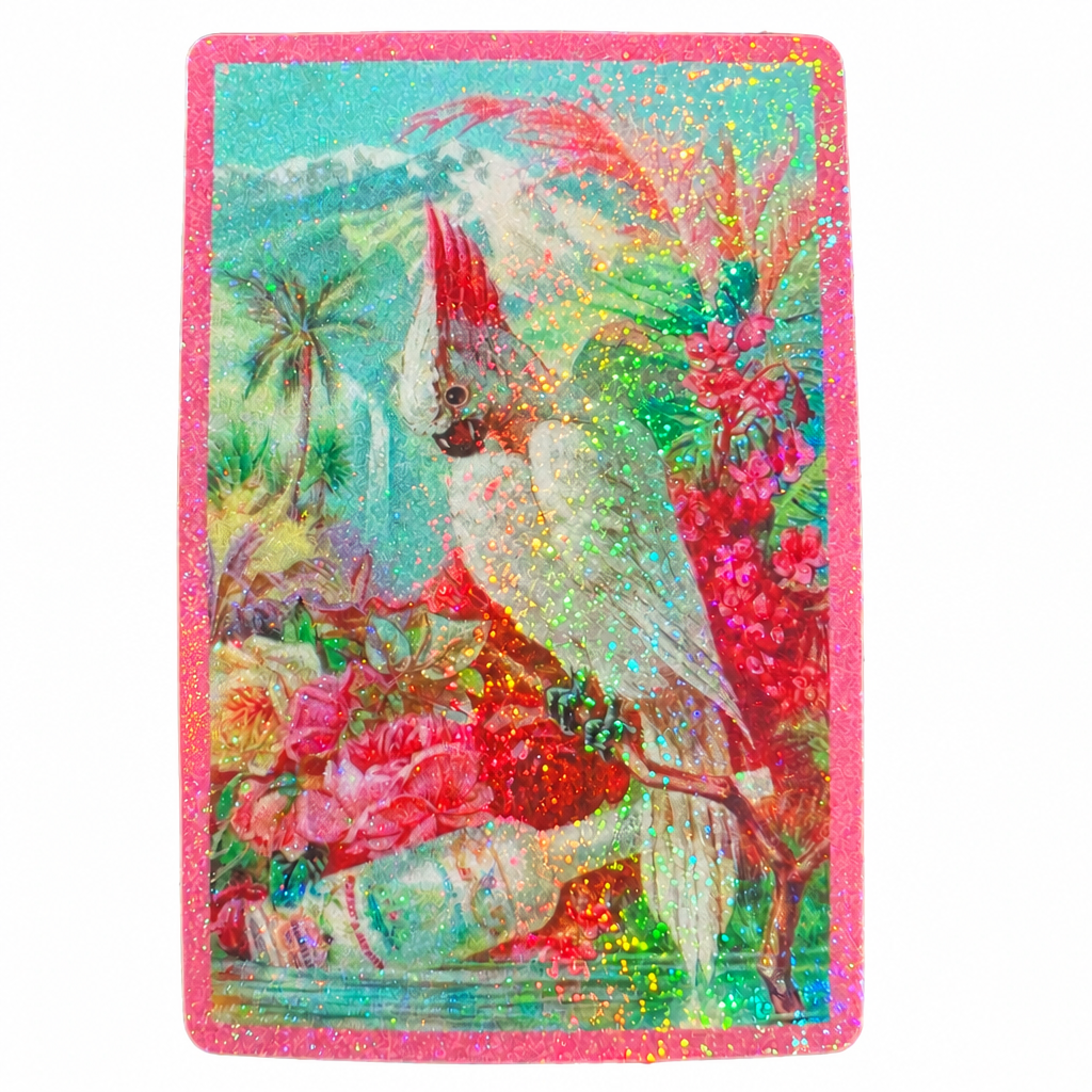 Cockatoo - Glitter Sticker