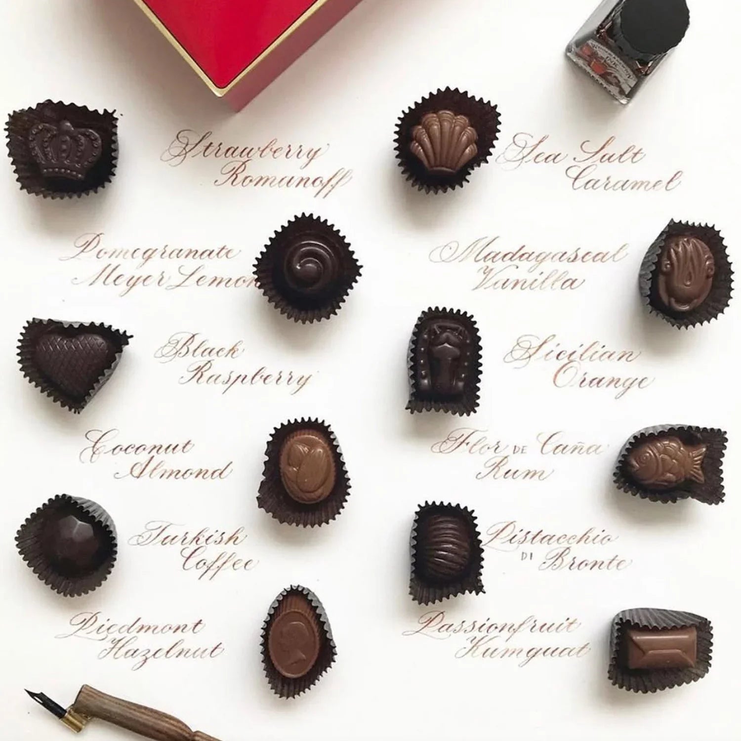 Louis Sherry - 12pc Traditional Truffles - Vintage 1881