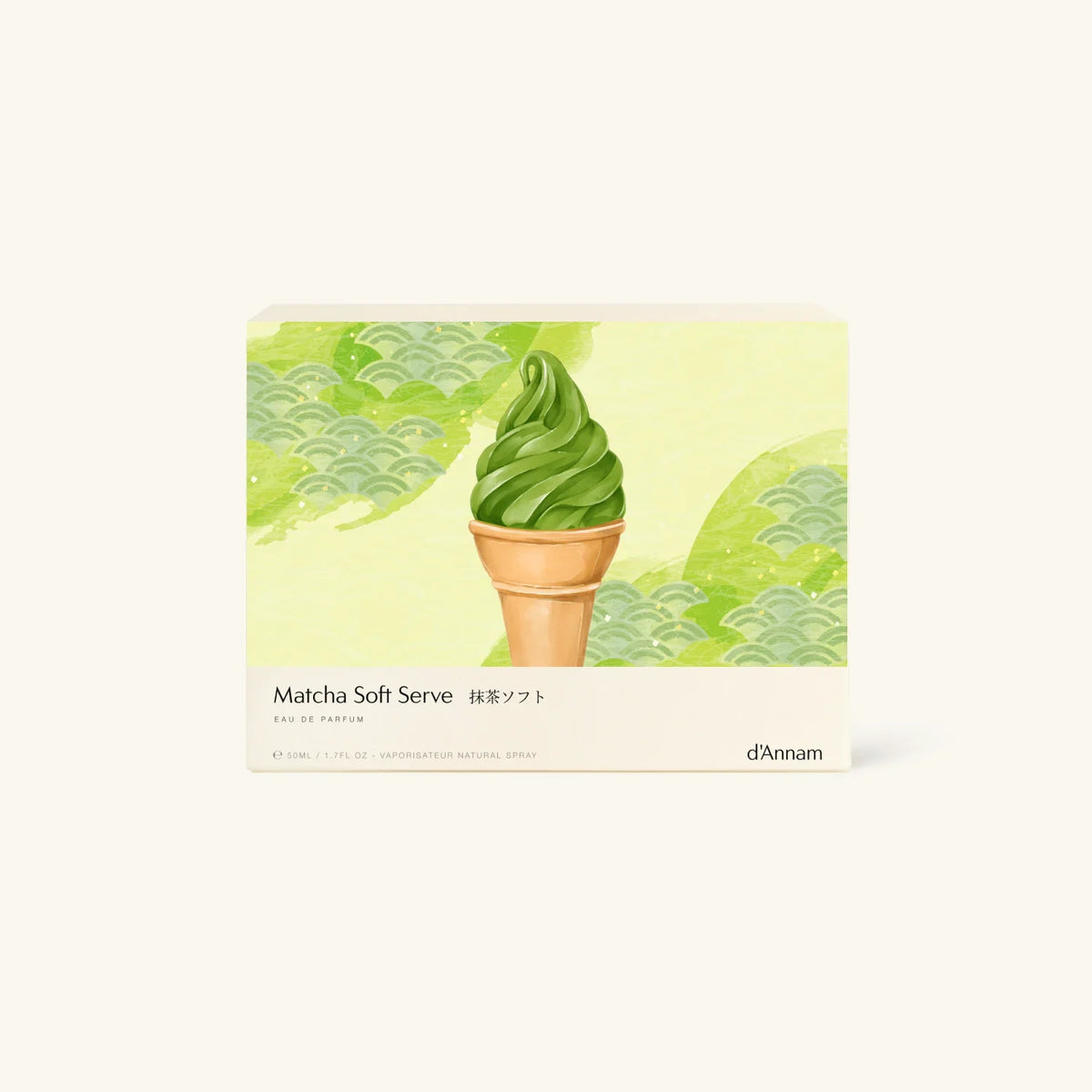 d’Annam Matcha Soft Serve de Parfum 50ml spray bottle at The Marie-Marie in Portland, Oregon
