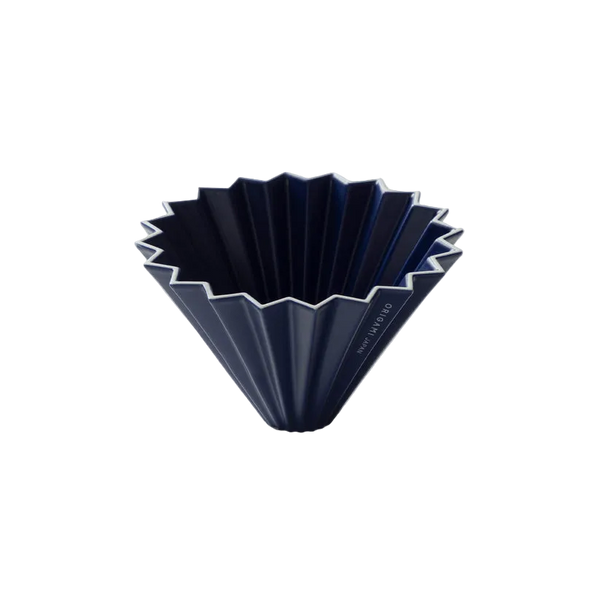 Origami - Pour Over Coffee Dripper - Porcelain - Matte Navy