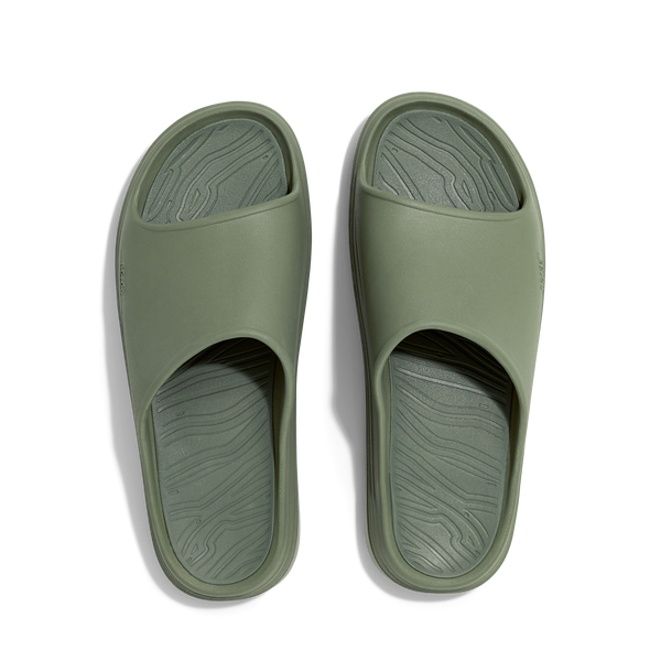 Green norda slides at Space Camp in Portland, Oregon