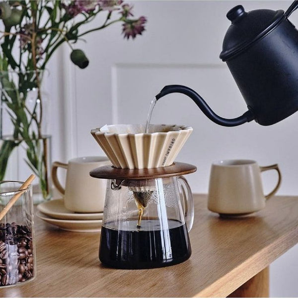 ORIGAMI Aroma Glass Coffee Server - Space Camp